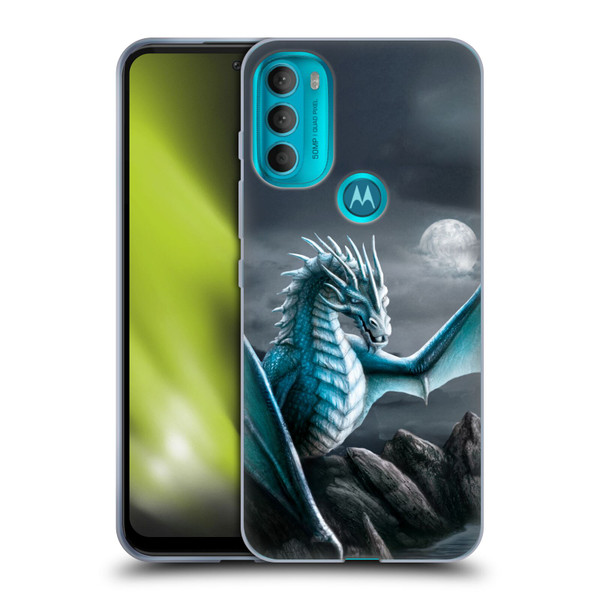 Sarah Richter Fantasy Creatures Blue Water Dragon Soft Gel Case for Motorola Moto G71 5G