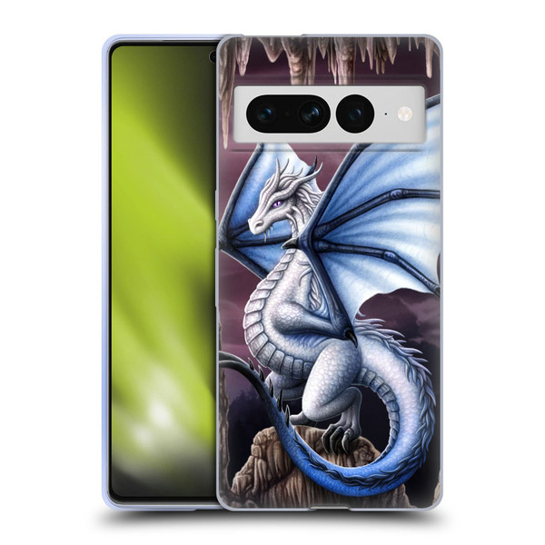 Sarah Richter Fantasy Creatures Blue Dragon Soft Gel Case for Google Pixel 7 Pro