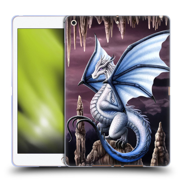Sarah Richter Fantasy Creatures Blue Dragon Soft Gel Case for Apple iPad 10.2 2019/2020/2021