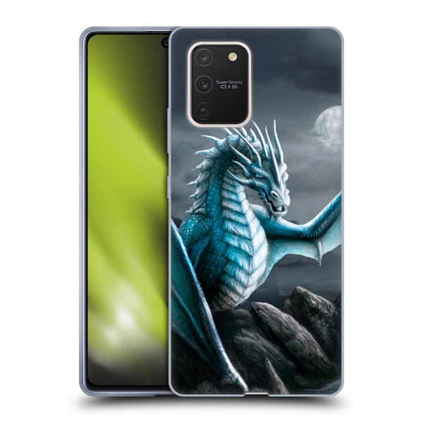 Sarah Richter Fantasy Creatures Blue Water Dragon Soft Gel Case for Samsung Galaxy S10 Lite
