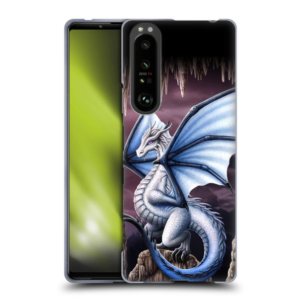 Sarah Richter Fantasy Creatures Blue Dragon Soft Gel Case for Sony Xperia 1 III