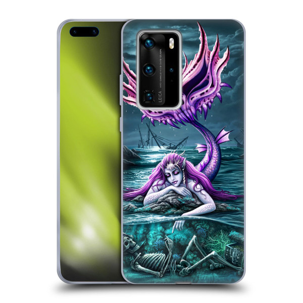 Sarah Richter Gothic Mermaid With Skeleton Pirate Soft Gel Case for Huawei P40 Pro / P40 Pro Plus 5G