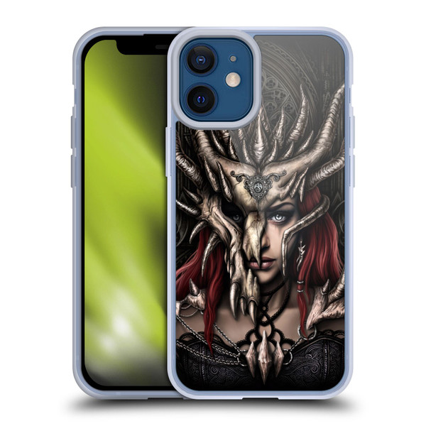 Sarah Richter Gothic Warrior Girl Soft Gel Case for Apple iPhone 12 Mini