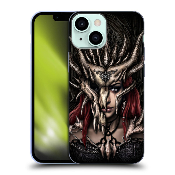 Sarah Richter Gothic Warrior Girl Soft Gel Case for Apple iPhone 13 Mini