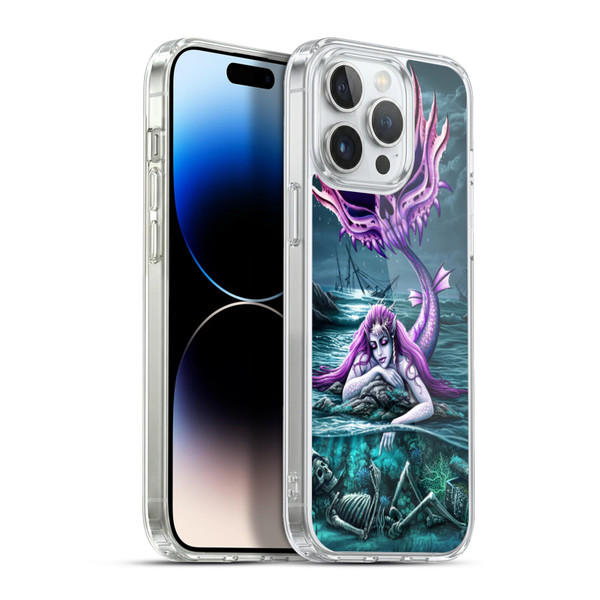 Sarah Richter Gothic Mermaid With Skeleton Pirate Soft Gel Case for Apple iPhone 13 Pro Max & MagSafe