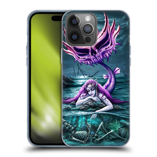 Sarah Richter Gothic Mermaid With Skeleton Pirate Soft Gel Case for Apple iPhone 14 Pro Max