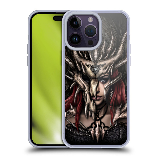 Sarah Richter Gothic Warrior Girl Soft Gel Case for Apple iPhone 14 Pro Max