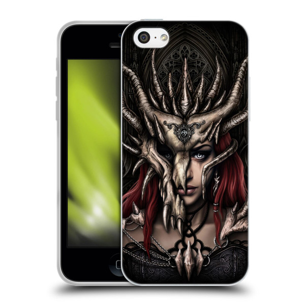 Sarah Richter Gothic Warrior Girl Soft Gel Case for Apple iPhone 5c