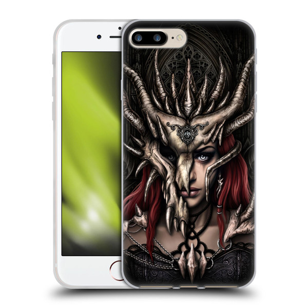 Sarah Richter Gothic Warrior Girl Soft Gel Case for Apple iPhone 7 Plus / iPhone 8 Plus