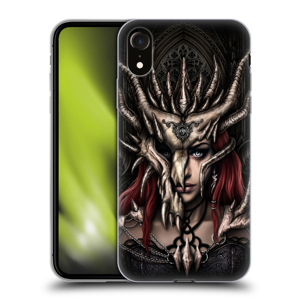 Sarah Richter Gothic Warrior Girl Soft Gel Case for Apple iPhone XR