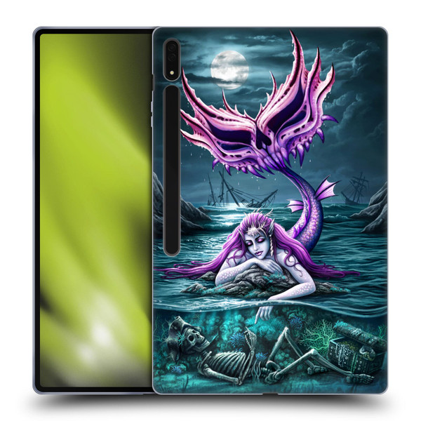 Sarah Richter Gothic Mermaid With Skeleton Pirate Soft Gel Case for Samsung Galaxy Tab S8 Ultra