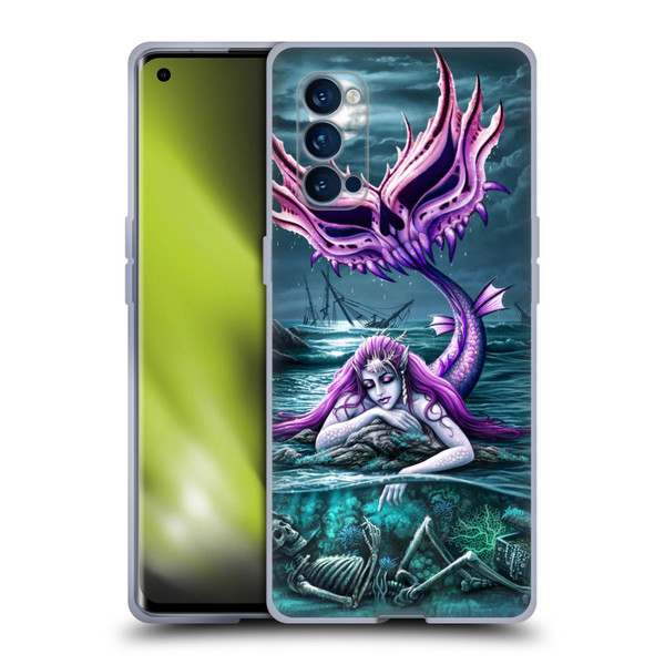 Sarah Richter Gothic Mermaid With Skeleton Pirate Soft Gel Case for OPPO Reno 4 Pro 5G
