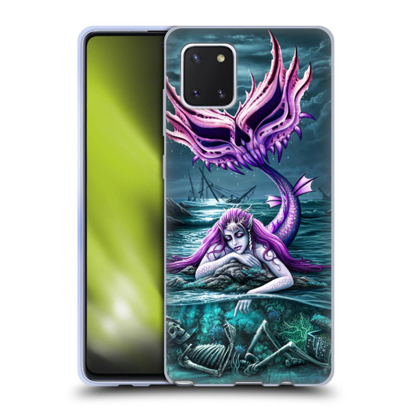 Sarah Richter Gothic Mermaid With Skeleton Pirate Soft Gel Case for Samsung Galaxy Note10 Lite