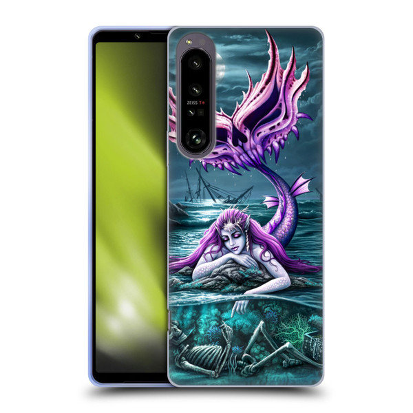 Sarah Richter Gothic Mermaid With Skeleton Pirate Soft Gel Case for Sony Xperia 1 IV