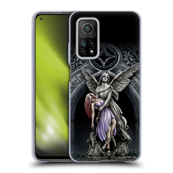 Sarah Richter Gothic Stone Angel With Skull Soft Gel Case for Xiaomi Mi 10T 5G
