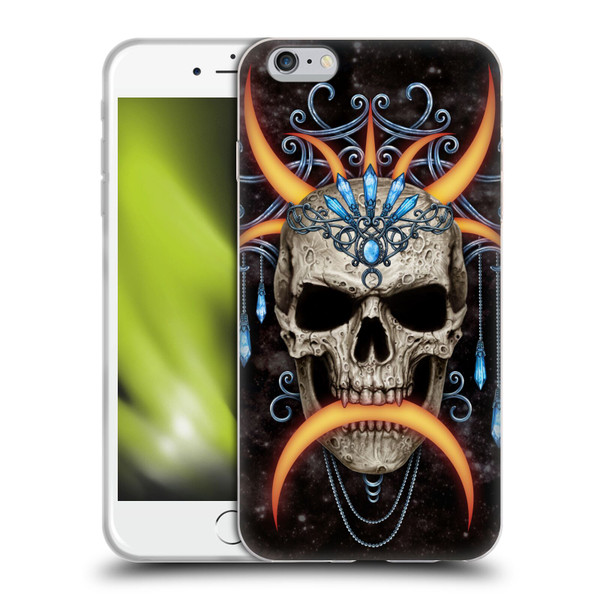 Sarah Richter Skulls Jewelry And Crown Universe Soft Gel Case for Apple iPhone 6 Plus / iPhone 6s Plus