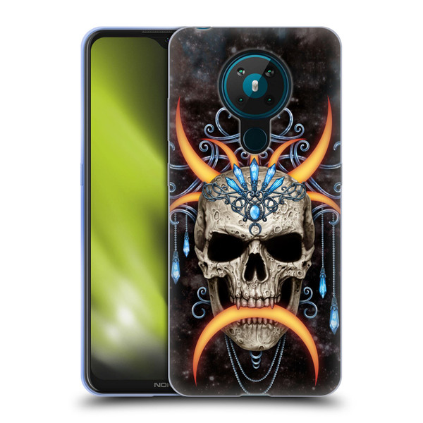 Sarah Richter Skulls Jewelry And Crown Universe Soft Gel Case for Nokia 5.3