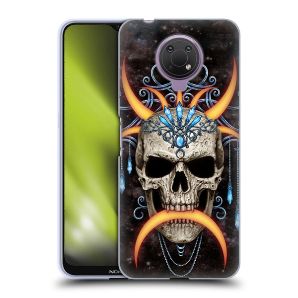 Sarah Richter Skulls Jewelry And Crown Universe Soft Gel Case for Nokia G10