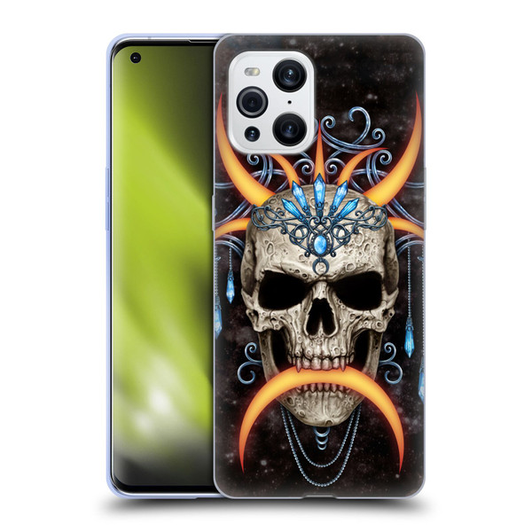 Sarah Richter Skulls Jewelry And Crown Universe Soft Gel Case for OPPO Find X3 / Pro