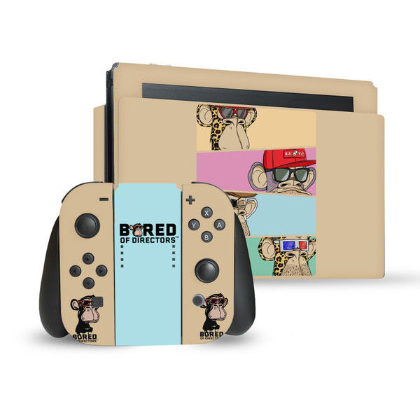 Bored of Directors Art Group Vinyl Sticker Skin Decal Cover for Nintendo Switch Bundle