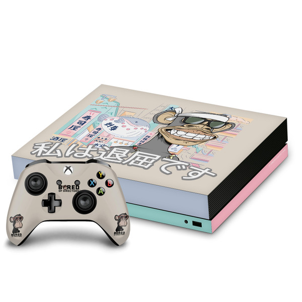 Bored of Directors Art APE #2585 Vinyl Sticker Skin Decal Cover for Microsoft Xbox One X Bundle