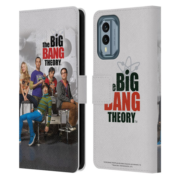 The Big Bang Theory Key Art Season 3 Leather Book Wallet Case Cover For Nokia X30