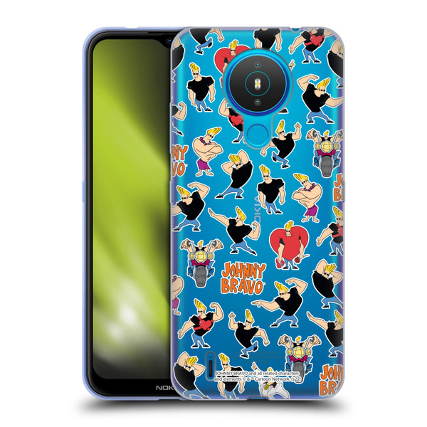 Johnny Bravo Graphics Pattern Soft Gel Case for Nokia 1.4