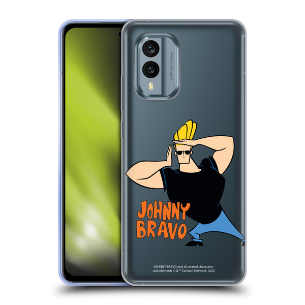 Johnny Bravo Graphics Character Soft Gel Case for Nokia X30