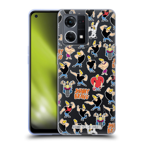 Johnny Bravo Graphics Pattern Soft Gel Case for OPPO Reno8 4G