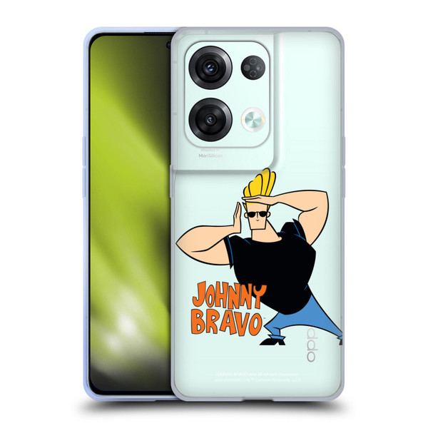 Johnny Bravo Graphics Character Soft Gel Case for OPPO Reno8 Pro