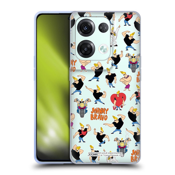 Johnny Bravo Graphics Pattern Soft Gel Case for OPPO Reno8 Pro