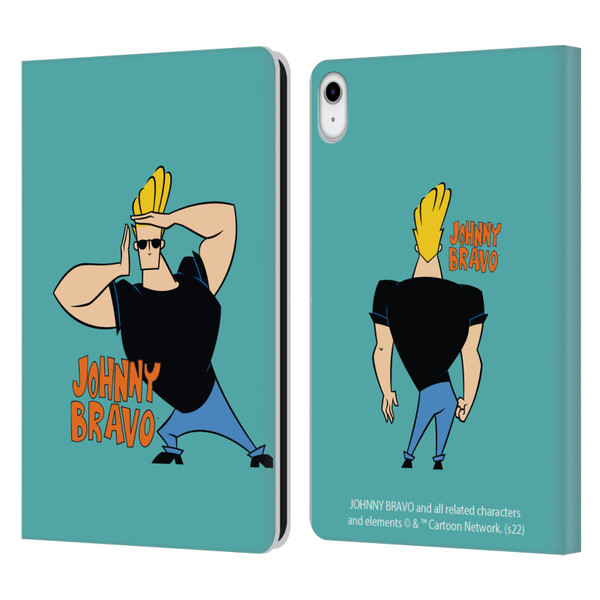 Johnny Bravo Graphics Character Leather Book Wallet Case Cover For Apple iPad 10.9 (2022)