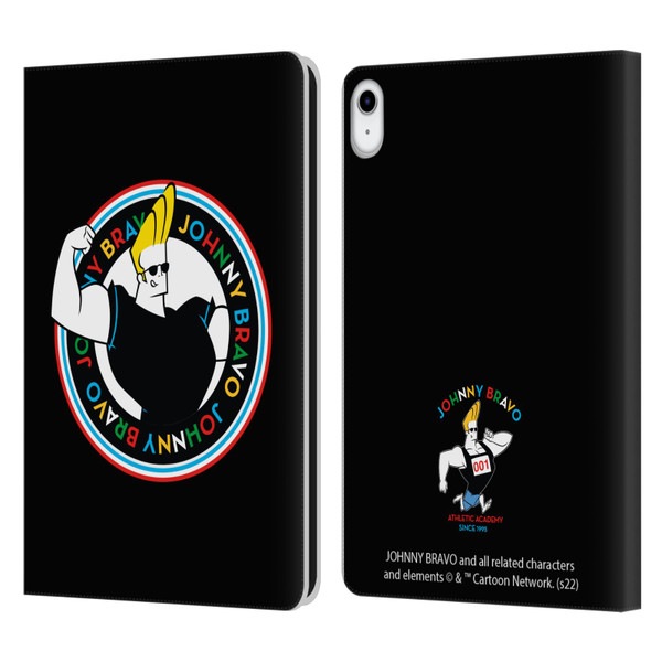 Johnny Bravo Graphics Logo Leather Book Wallet Case Cover For Apple iPad 10.9 (2022)