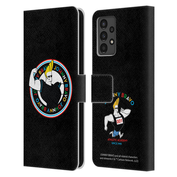 Johnny Bravo Graphics Logo Leather Book Wallet Case Cover For Samsung Galaxy A13 (2022)