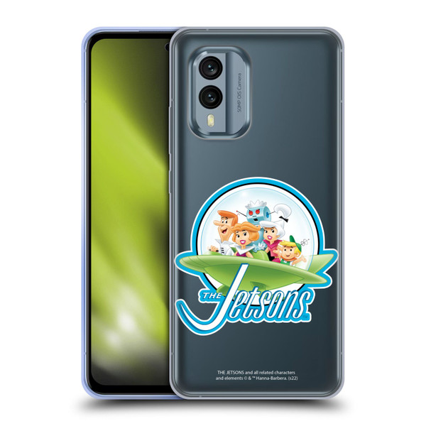 The Jetsons Graphics Logo Soft Gel Case for Nokia X30