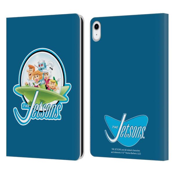 The Jetsons Graphics Logo Leather Book Wallet Case Cover For Apple iPad 10.9 (2022)
