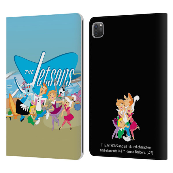 The Jetsons Graphics Group Leather Book Wallet Case Cover For Apple iPad Pro 11 2020 / 2021 / 2022