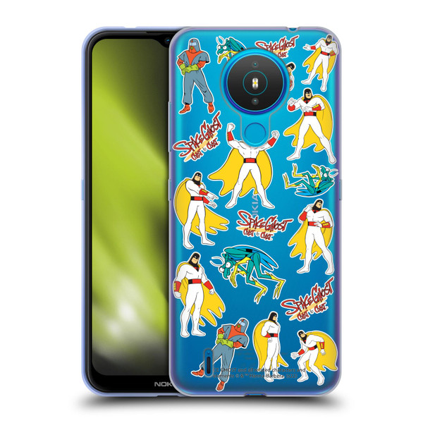 Space Ghost Coast to Coast Graphics Icons Soft Gel Case for Nokia 1.4