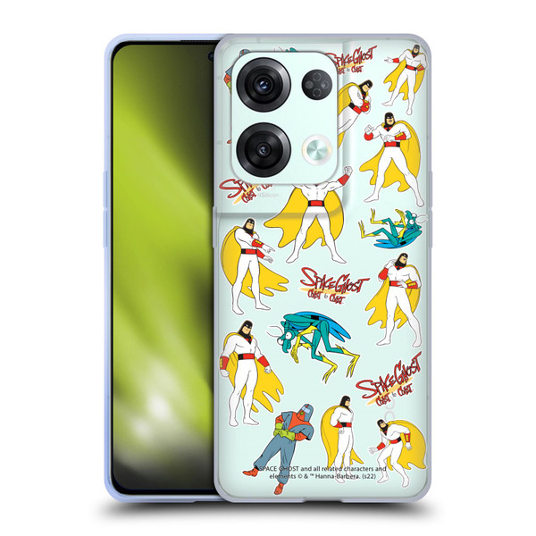 Space Ghost Coast to Coast Graphics Icons Soft Gel Case for OPPO Reno8 Pro