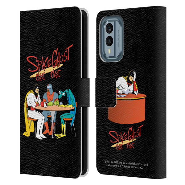 Space Ghost Coast to Coast Graphics Group Leather Book Wallet Case Cover For Nokia X30