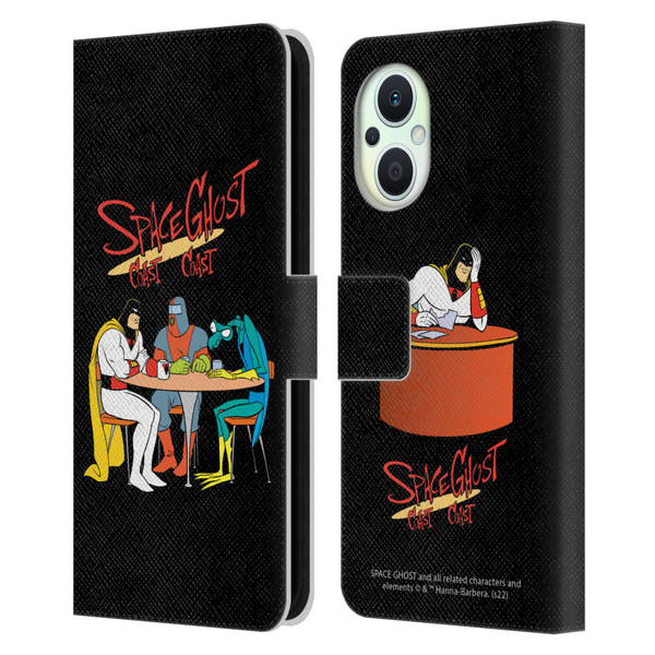 Space Ghost Coast to Coast Graphics Group Leather Book Wallet Case Cover For OPPO Reno8 Lite