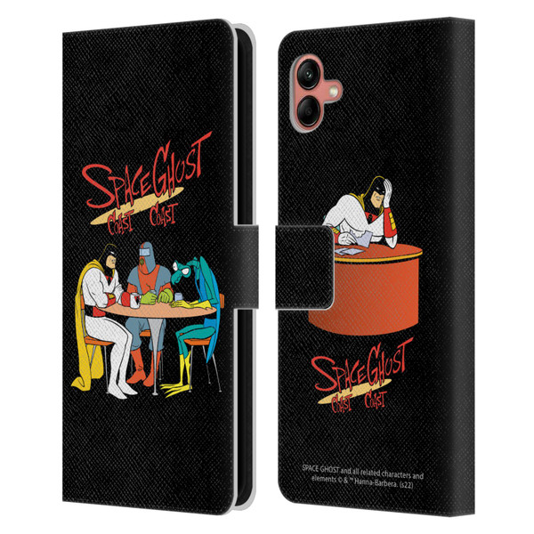 Space Ghost Coast to Coast Graphics Group Leather Book Wallet Case Cover For Samsung Galaxy A04 (2022)