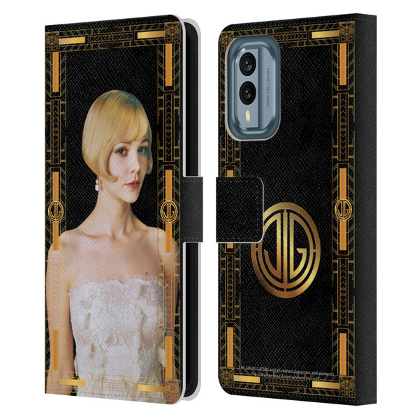 The Great Gatsby Graphics Daisy Leather Book Wallet Case Cover For Nokia X30