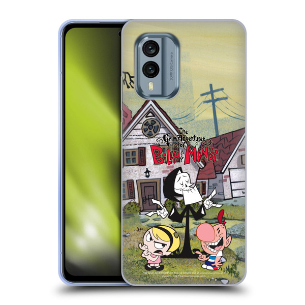 The Grim Adventures of Billy & Mandy Graphics Poster Soft Gel Case for Nokia X30