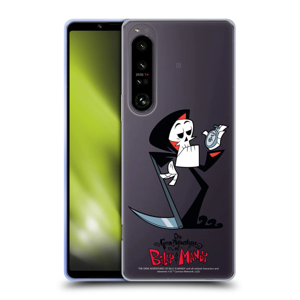 The Grim Adventures of Billy & Mandy Graphics Grim Soft Gel Case for Sony Xperia 1 IV