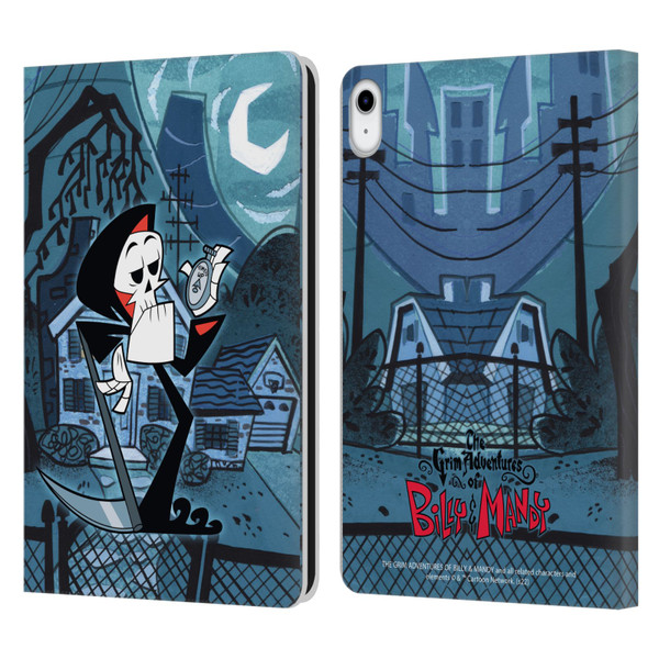 The Grim Adventures of Billy & Mandy Graphics Grim Leather Book Wallet Case Cover For Apple iPad 10.9 (2022)