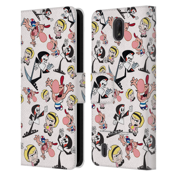 The Grim Adventures of Billy & Mandy Graphics Icons Leather Book Wallet Case Cover For Nokia C01 Plus/C1 2nd Edition