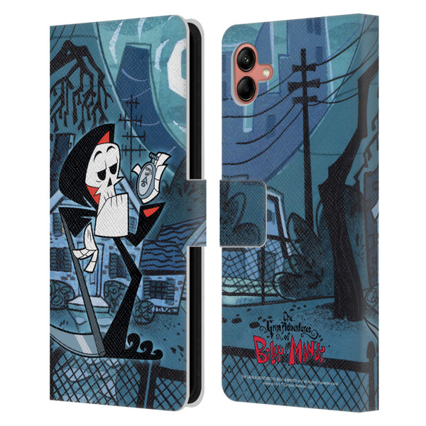 The Grim Adventures of Billy & Mandy Graphics Grim Leather Book Wallet Case Cover For Samsung Galaxy A04 (2022)