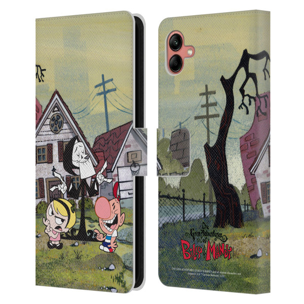 The Grim Adventures of Billy & Mandy Graphics Poster Leather Book Wallet Case Cover For Samsung Galaxy A04 (2022)