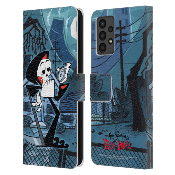 The Grim Adventures of Billy & Mandy Graphics Grim Leather Book Wallet Case Cover For Samsung Galaxy A13 (2022)